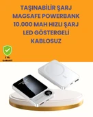 20W PD ve 15W Manyetik Kablosuz Şarj Destekli Taşınabilir Powerbank - 1