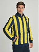 Fenerbahçe S.K. 25/26 Tribün Çubuklu Çift Taraflı Erkek Peluş Ceket thumbnail 5