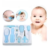 8 Parça Bebek Bakım Seti Mavi Renk - 2