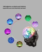 Ses Duyarlı Mini Disko Küre Lamba - 5