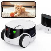 Enabot ROLA PetPal 2.5K AI Kameralı, Otomatik Besleyicili Evcil Hayvan Robotu - 1