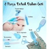 8 Parça Bebek Bakım Seti Mavi Renk - 5