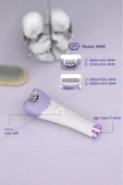 TEP-02 Beyaz 6 Başlıklı (Yüz+Koltuk Altı+Bikini Bölgesi+Bacak) Islak Ve Kuru Kablosuz Epilatö - 7