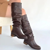 Winda Kahverengi Cilt Körüklü Çizme thumbnail 4