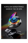 Y21 Rgb Işık Efektli Intercom Bluetooth Motosiklet Kask Kulaklığı Intercom Kulaklık thumbnail 6