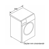 Bosch WGA142X2TR 1200 Devir 9 kg Çamaşır Makinesi thumbnail 9