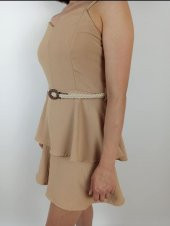 GO ON OUTFIT Kadın Şortlu Ip Askılı Tulum GOON129 - 1