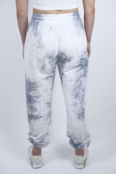 GO ON OUTFIT Kadın Gri-Beyaz Batik 2iplik Eşofman GOON142 - 5