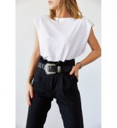 GO ON OUTFIT Kadın Vatkalı Basic T-Shirt GOON88 - 4