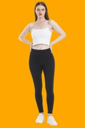 GO ON OUTFIT Kadın Çelik Interlok Tayt Yüksek Bel Toparlayıcı Tayt GOON101 - 3