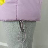 GO ON OUTFIT Kadın Lila Pastel Renkler Şişme Mont GOON43 - 6