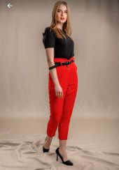 Karpuz Kol Siyah T-shirt - 3