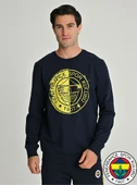 Fenerbahçe S.K. 25/26 Sezon Tribün Tek Renk Logolu  Erkek Sweatshirt - 1
