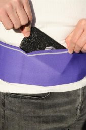 Delta Probelt Spor Koşu Fitness Avcılık Korse Bel Çantası Sporcu Kemeri 4 Gizli Cepli Güvenli Çanta - 5