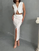 Çilek takım etek yelek thumbnail 5