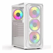 GameBooster GB-T005MW USB 3.2 RGB ATX Mid Tower Beyaz Kasa thumbnail 1