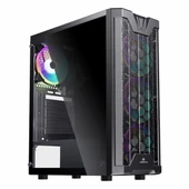 GameBooster GB-F3101B USB 3.2 ARGB ATX Mid Tower Siyah Kasa thumbnail 1