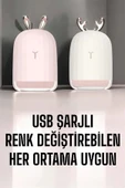 Hava Nemlendirici Aromaterapi Hava Temizleyici Renk Değiştirebilen thumbnail 1