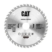 CAT DA08002 184x30mm Ahşap Kesme Elmas, Daire Testere Bıçağı 40 Diş - 1