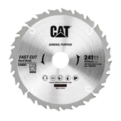 CAT DA08001 184x30mm Ahşap Kesme Elmas, Daire Testere Bıçağı 24 Diş - 1