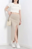 Nakışlı etekli takım bej beyaz s3899 thumbnail 8