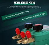 DUOYI DY523 Dijital Soğutma Manifold Metre / Klima Basınç, Vakum ve Sıcaklık Test Cihaz - 4