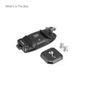 SmallRig 5053 Hızlı Çıkarma Montaj Plakalı Kamera Klipsi Kiti - 6