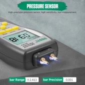 DUOYI DY27A Dijital Diferansiyel Basınç Ölçer Manometre Bar Hassasiyeti 0.001-Hava Basıncı Test Cihazı - 4