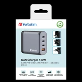 Verbatim 32203 - V GNC-140 GaN Charger 140W 3-USB-C / 1-USB-A  Çıkışa Sahiptir thumbnail 4