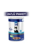 Paw Paw Pate Balıklı Yetişkin Kedi Konserve Maması 400 gr 24 Adet - 1