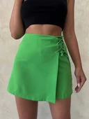 Kuş gözü şort etek yeşil s25819 thumbnail 1