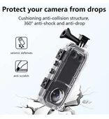 Oem Mark Insta 360 X4 Uyumlu Su Geçirmez Kılıf thumbnail 3