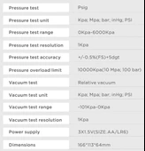 DUOYI DY523 Dijital Soğutma Manifold Metre / Klima Basınç, Vakum ve Sıcaklık Test Cihaz - 7