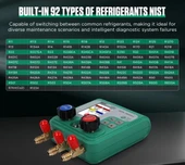 DUOYI DY523 Dijital Soğutma Manifold Metre / Klima Basınç, Vakum ve Sıcaklık Test Cihaz - 3