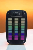 Bluetooth Hoparlör RGB Işıklı USB SD Kart Girişli Taşınabilir thumbnail 3