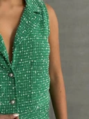 Yelekli şort takım Yeşil thumbnail 4