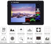 FEELWORLD LUT7 7 Inç 3D LUT Ultra Parlak 2200nit Dokunmatik Ekran Kamera  Alan Monitörü thumbnail 6