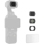 SmallRig 5122 DJI Osmo Pocket 3 için 1/4 Siyah Difüzyon & ND16 & CPL / 1/4 Siyah Difüzyon ve VND 2-5 /  6 Noktalı Yıldız thumbnail 1