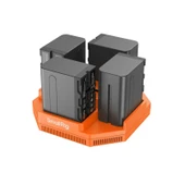 SmallRig 4837 NP-F Serisi 4 Kanallı Kamera Pil Şarj Cihazı thumbnail 3