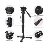 JieYang JY0518B Mandallı Kilit Sistemli Monopod thumbnail 2