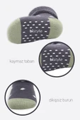 Bistyle Puanlı Kaymaz Havlu Soket Çorap 2'Li BS10502 Antrasit thumbnail 4