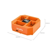 SmallRig 4839 NP-FZ100   4 Kanallı Kamera Pil Şarj Cihazı thumbnail 3