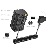 SmallRig 4884 D-Tap - Çift Taraflı NP-F Sahte Pil Güç Kablosu thumbnail 3