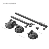 SmallRig 4380 Insta360 X3 X4 X5 Ve Aksiyon Kameralar İçin Vakumlu Araç Montaj Seti - 2