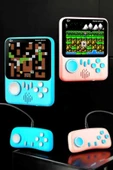 El Atarisi 3.5 inç Ekran Çift Konsol 666 Adet Retro Oyun Gamepad - 4