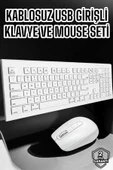 Q Klavye Klavye ve Mouse Seti USB Girişli Kablosuz - 2