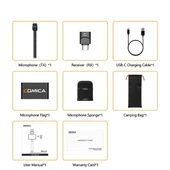 COMICA Revo S Kablosuz EL Mikrofonu USB-C Girişli Telefonlar için thumbnail 5