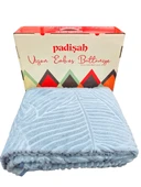 PADİŞAH EMBOSS TEK KİŞİLİK BATTANİYE GRİ - 1