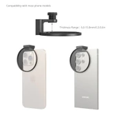 SmallRig 5203 Vibe P30 67mm Halka LED Video Işığı (Evrensel Dişli Filtre Adaptör Kiti) thumbnail 6