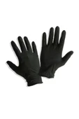 Haspet Siyah Nitril Muayene Eldiveni 100'lü (L) ** 1 PAKET ** - 1